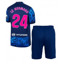 Atletico Madrid Robin Le Normand #24 Replica Third Minikit 2024-25 Short Sleeve (+ pants)